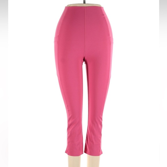 SWEATY BETTY Rose Pink Power High-Waisted Cropped Gym Leggings Size XS - Picture 6 of 10
